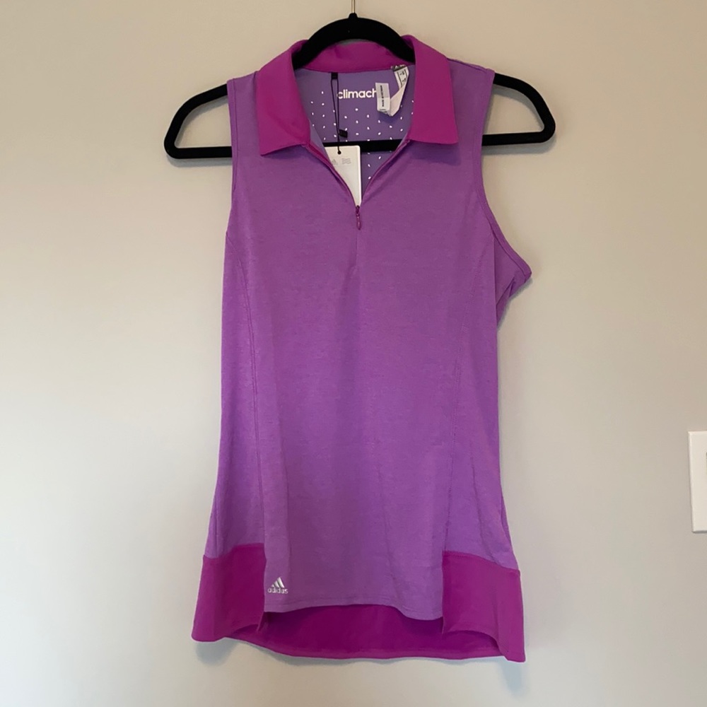 Women’s golf shirt small adidas climachill